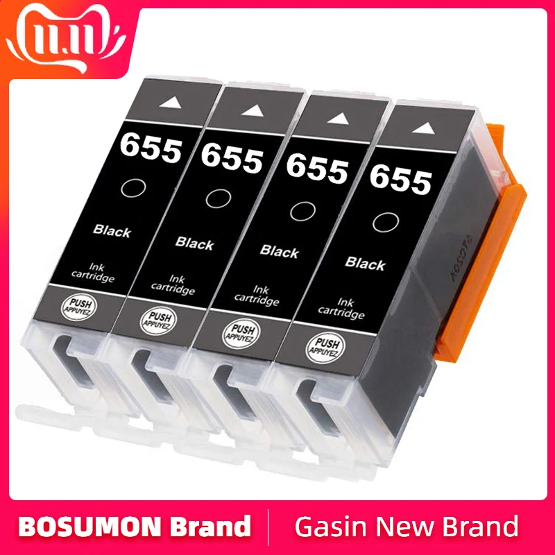 Bosumon чернильные картриджи 655 восстановленные совместимые с hp 3525/4615/4625/5525/6520/6525