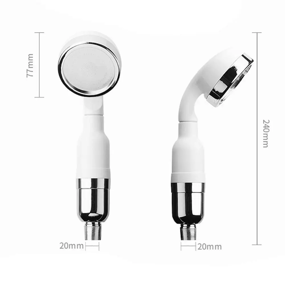 

Hand-held Shower Head Lightweight and Delicate High-grade Easy to Clean Strong Pressurized Nozzle Sprinkler Bathroom Accessories