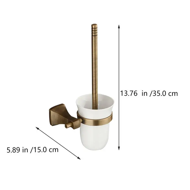 

1 Set Bathroom Wall-mounted Toilet Brush Bathroom Cleaning Brush for Home