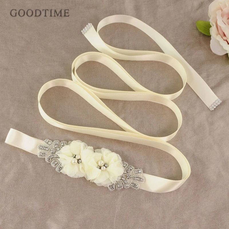 Женский винтажный пояс для свадебного платья стразы Цветочный Пояс