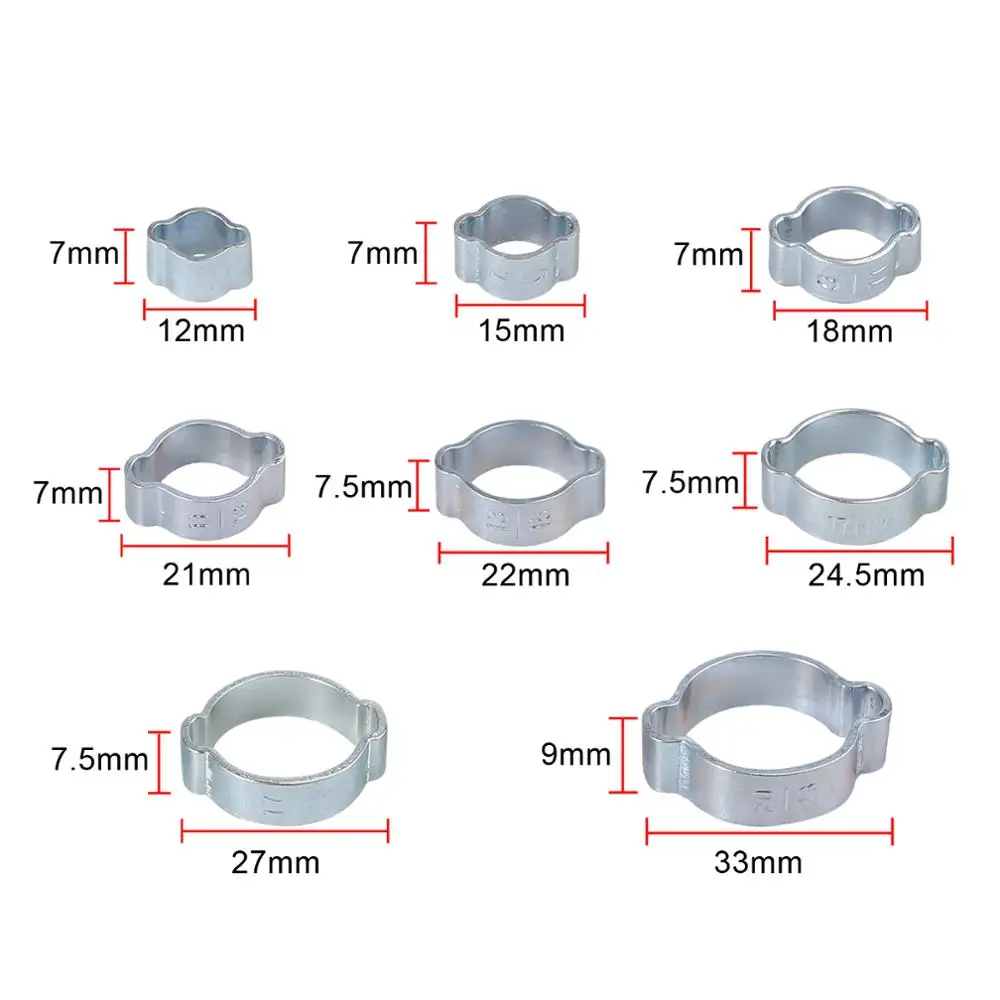 140 шт. зажимы для шланга 5 23 дюйма|Крепления| |