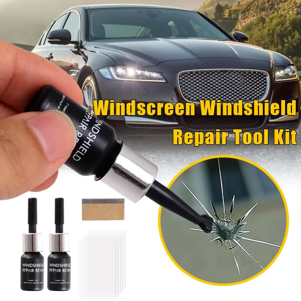 

Universal Automotive Glass Nano Repair Fluid New Upgrade Car Window Glass Crack Chip Repair Tool Kit Crack Nano-repair Fluid Car