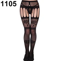 women sexy stocking sexy fishnet garter belt thigh high tights lace suspender pantyhose stocking erotic bodysuit