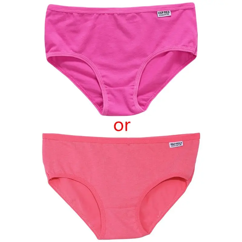 

Womens Girls Cotton Underwear Brief Solid Panties Breathable Underpants L Size