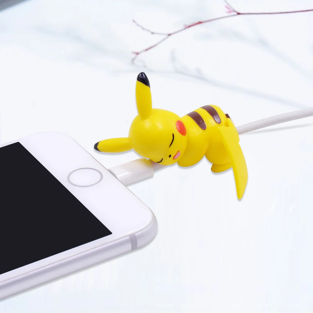 1 шт. протектор кабеля для Apple Iphone милые Мультяшные животные телефона держатель