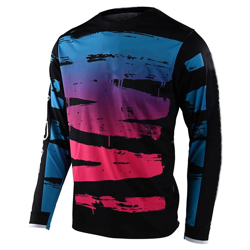 

Мужские горнолыжные трикотажные изделия 2021, Джерси для внедорожного горного велосипеда DH, спортивная одежда для мотокросса, велосипедные Т...