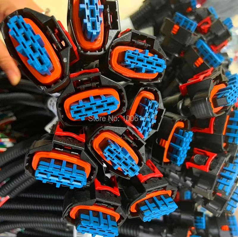 FOR BOSCH Inlet Air Sensor Diesel Common Rail Injector Repair Wire Plugs 2 Holes 4 | Автомобили и мотоциклы