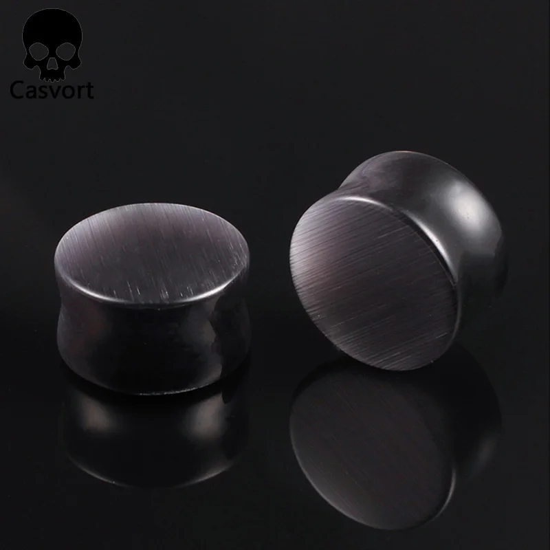 Casvort 2 шт. камень пирсинг уха, ювелирное изделие для тела, измерительные приборы Вилки растяжители для туннелей Серьги Тоннели расширитель мода подарок 2 шт./лот - Окраска металла: style 2