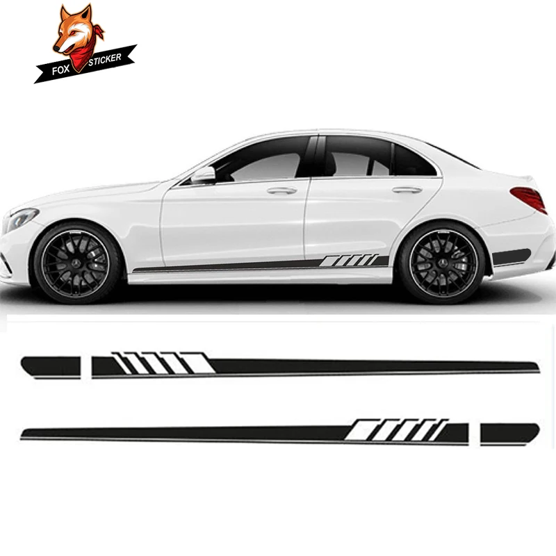 Автомобильная наклейка AMG Edition 507 гоночная полоса боковая гирлянда глянцевая