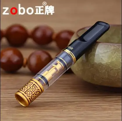 ZOBO микропорный фильтр для сигарет, Очищающий циркулирующий слой фильтрующий держатель для сигарет/здоровое курение наборы