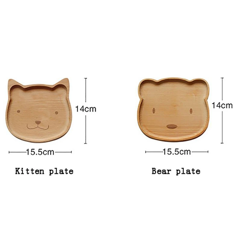 

Animal-shaped Children's Spun Bamboo Bowl Cartoon Tableware Fiber Pet Toddler Plate Bowl Plate Food Tableware
