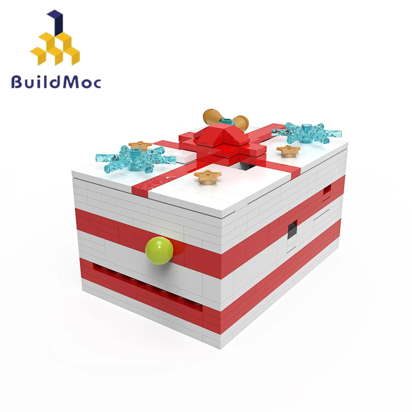 

Buildmoc MOC Christmas Decryption Box Building Blocks Multicolor Intelligence Case Bricks Toys For Children Birthday Xmas Gifts