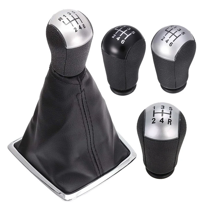 5/6 Speed Car Gear Shift Knob Shifter Lever Stick For Ford Focus Mondeo MK2 II MK3 S-MAX C-MAX Mustang Fiesta Galaxy Transit