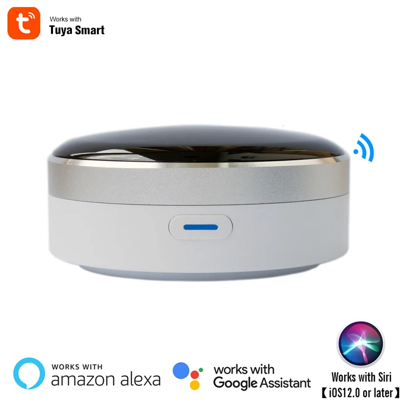 

Tuya Smart Home Automation Universal IR Remote Control WiFi + Infrared Controller Switch Google Home Alexa Siri Voice Control