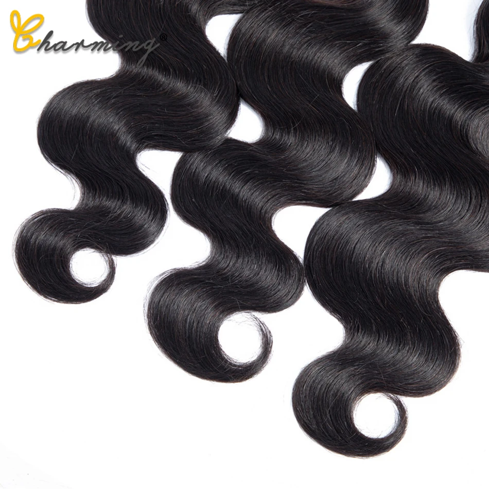 Очаровательные пучки человеческих волос с застежкой бразильские волнистые