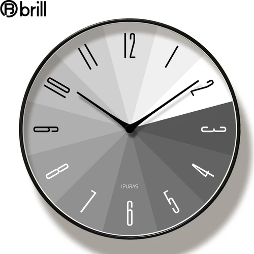 

Large Metal Wall Clock Modern Design Nordic Metal Wall Watches Home Decor Silent Kitchen Horloge Murale Design Moderne Reloj