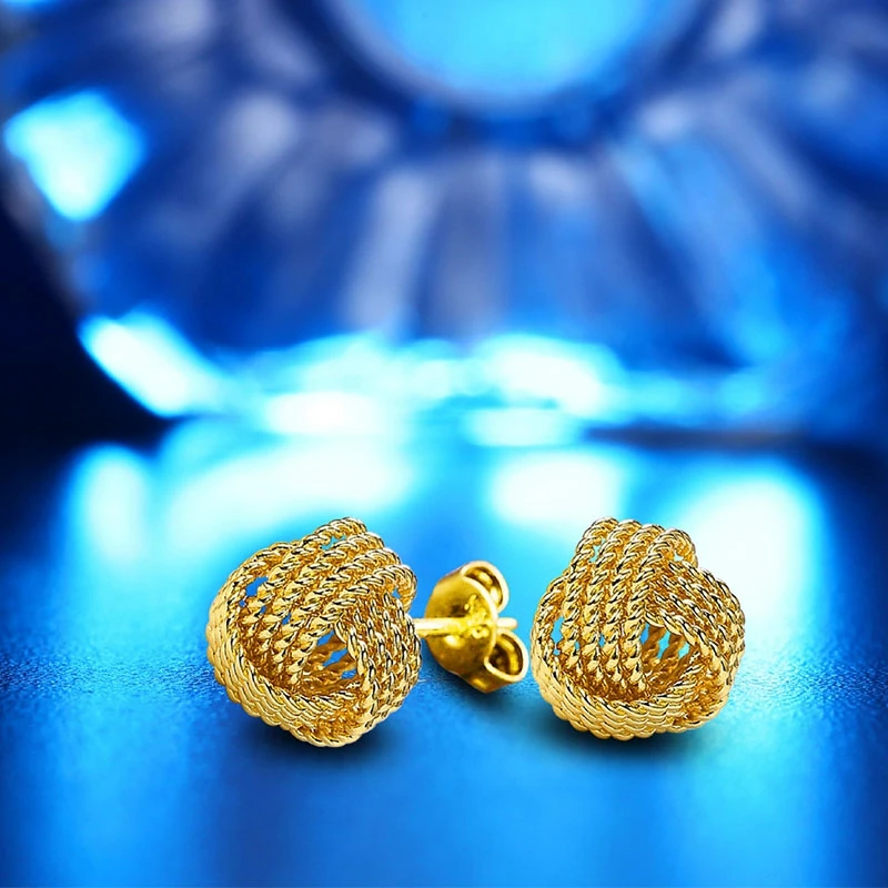 Лидер продаж серебряные блестящие Кристальные серьги гвоздики круглой формы для