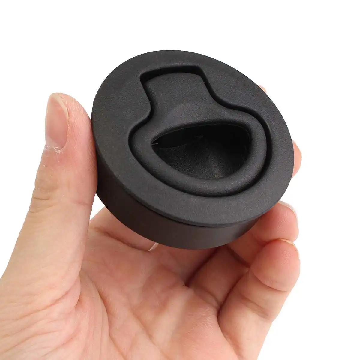 

1/2" Boat Flush Pull Hatch Slam Latch For RV Yacht Camper Deck/Door/Drawer/Tackle Nylon 2" Hole Anti-UV Boat Accessories Marine