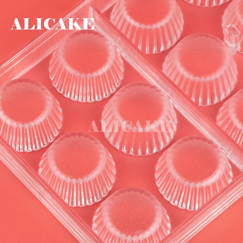 

Polycarbonate Chocolate Molds 3pcs Tray Form 18 Cavity Cupcake Chocolate Moulds Plastic Baking Mold Pastry Bakeware Tools