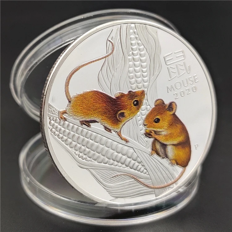 Памятные монеты с изображением австралийского зодиака животное телец лошади