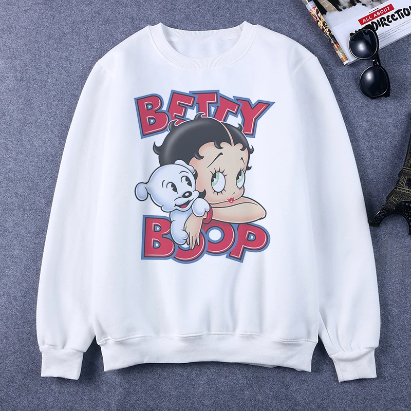 Классическая одежда для аниме Vogue Женская толстовка 2020 Betty BOOP пуловер с принтом