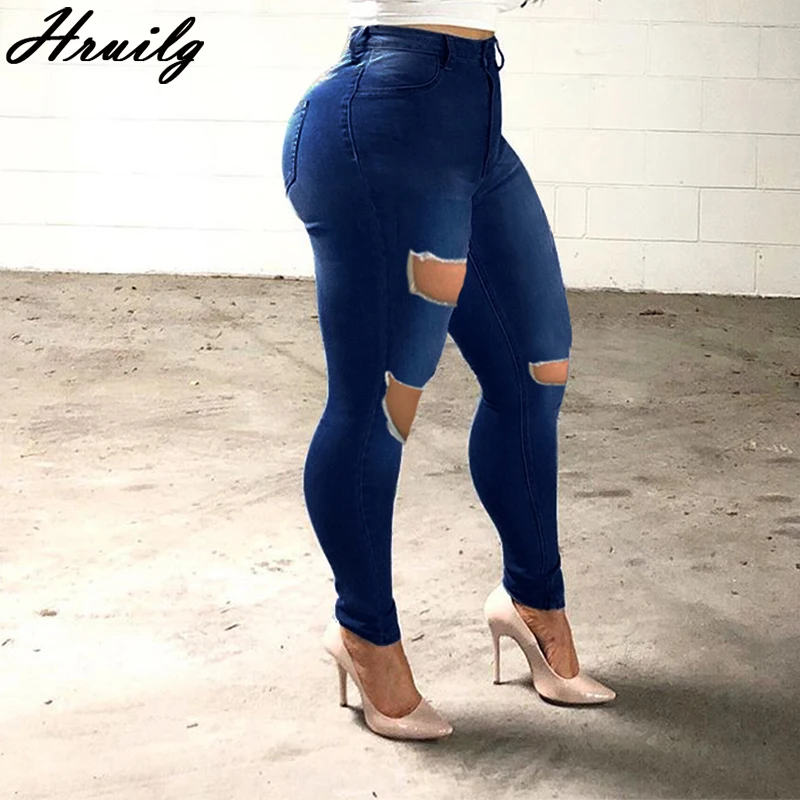 

Woman Pants Plus Size Home Fashion Casual High Waist Button Hole Pants Placket with Zipper Denim Novelty Streetwear Women