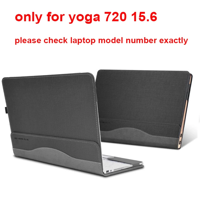 grey Индивидуальный Дизайн чехол для lenovo Yoga 720 15,6 720-15 720-15IKB рукав PU кожаный кейс для ноутбука пленка экрана стилус подарок - Цвет: grey