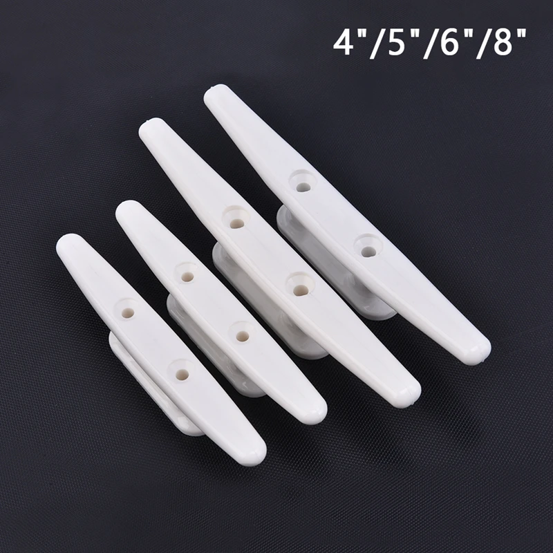 

2pcs Nylon Plastic Low Flat Cleat Open Base cleat Marine Boat Yacht Deck Line Rope Tie Boat Hardware Accessories
