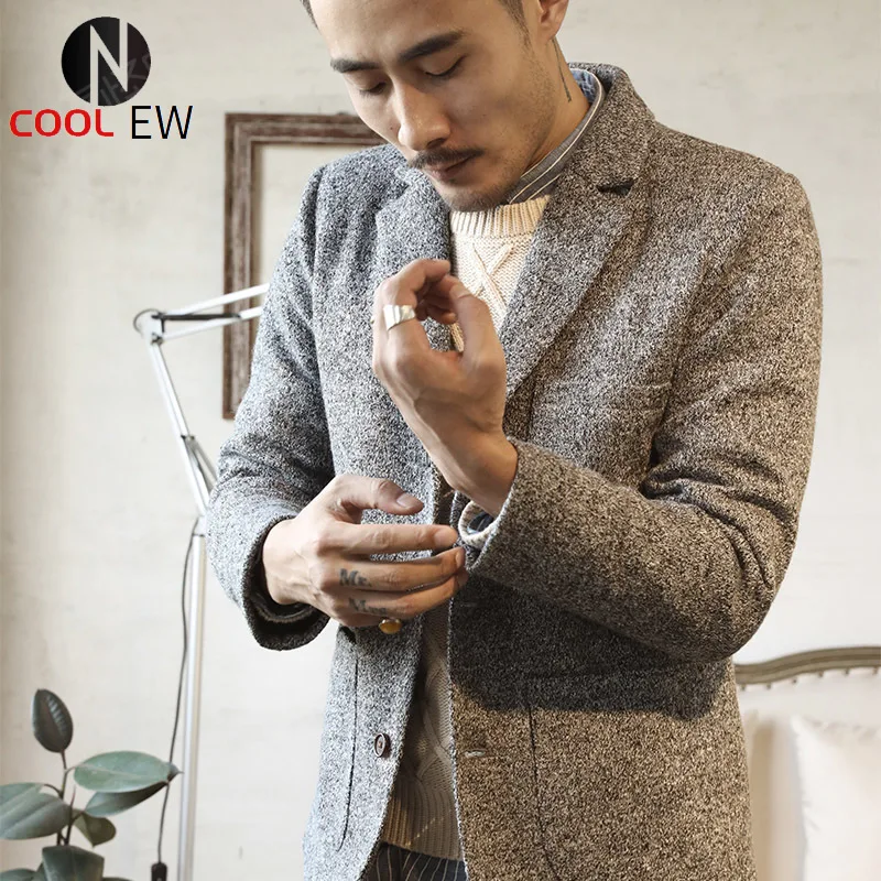 

TS-0001 Read Description ! Asian Size Mans Winter Thick Warm Wool Blazer Jacket