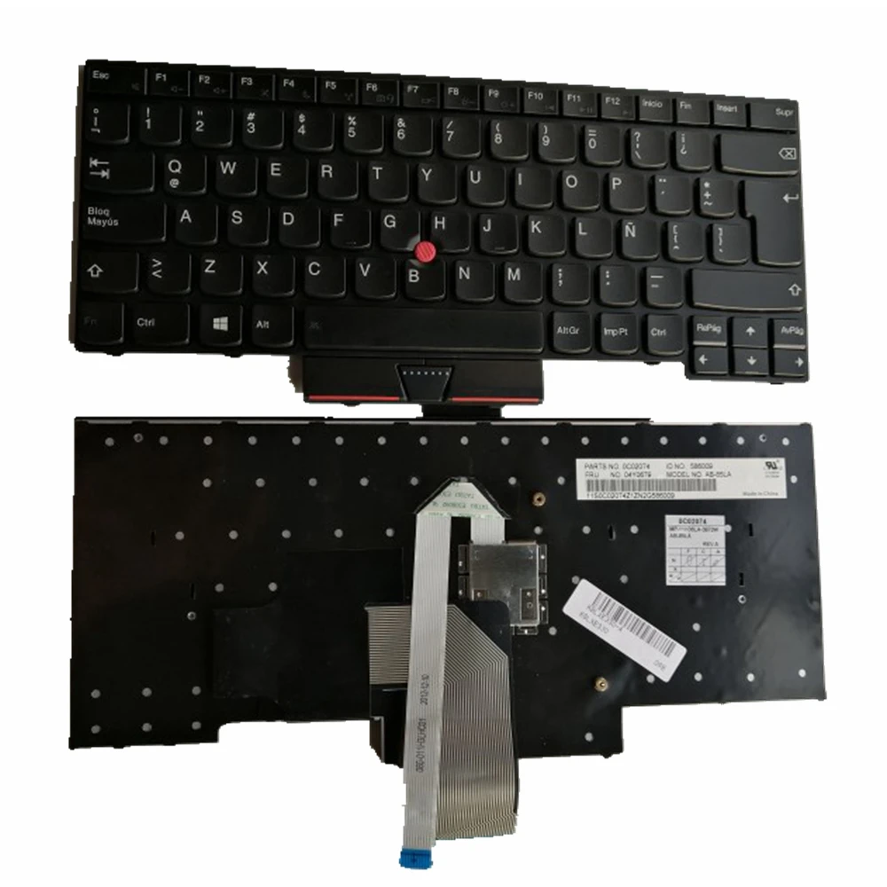 Новая испанская клавиатура для ноутбука Lenovo ThinkPad E430 E430C E430S E330 S430 SP без