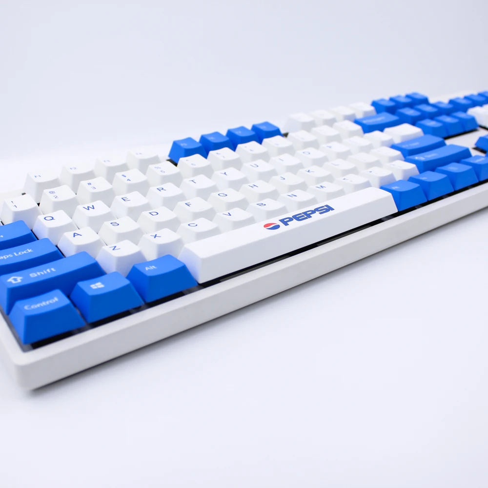 MP краситель-сублимированный PEPSI keycap 87/108 клавиш толстые клавишные колпачки pbt выключатель MX Cherry/NOPPOO/Флик механическая клавиатура колпачка