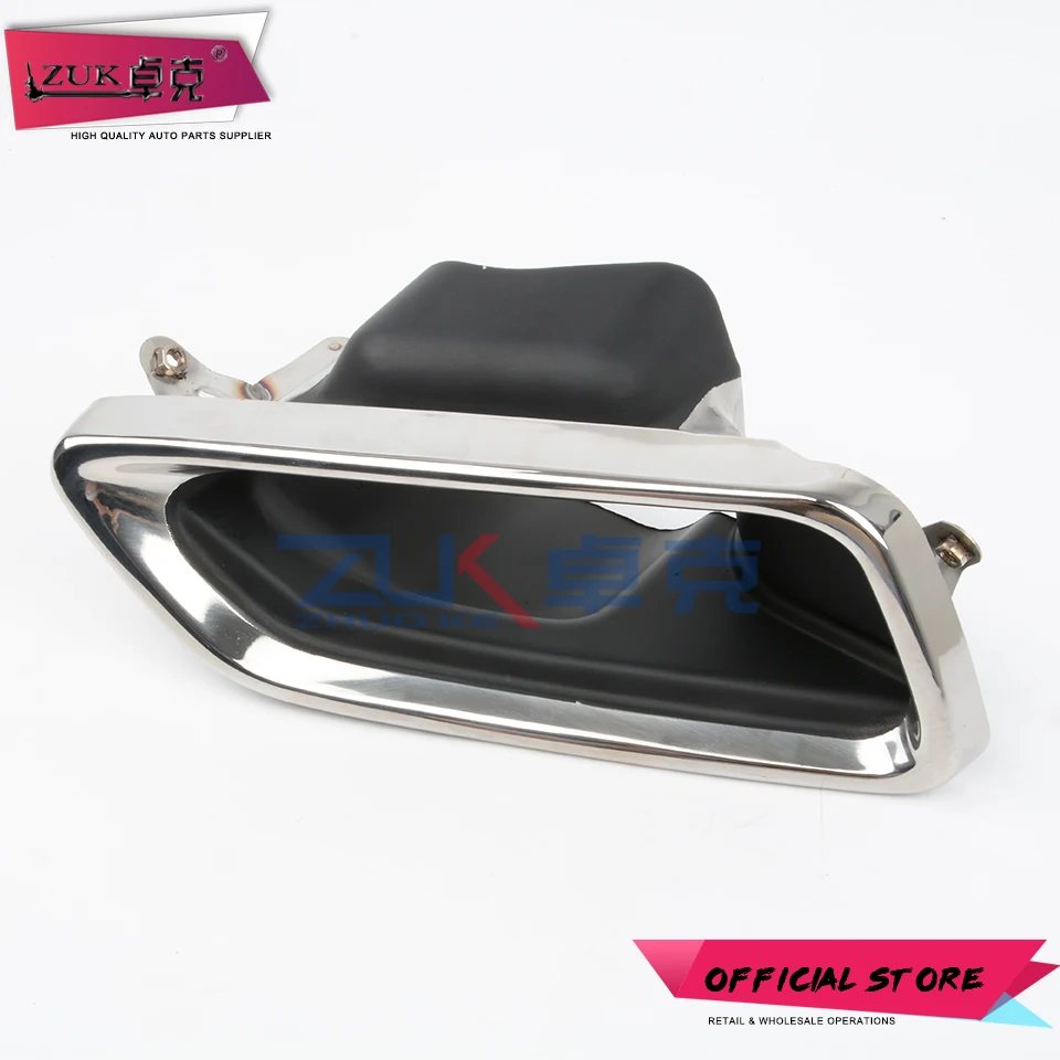 ZUK Stainless Steel Muffler Exhaust Pipe End Finisher Tailpipe For HONDA ACCORD 2014 2015 2016 2017 2018 2.0L 2.4L V6 3.0L | Автомобили и