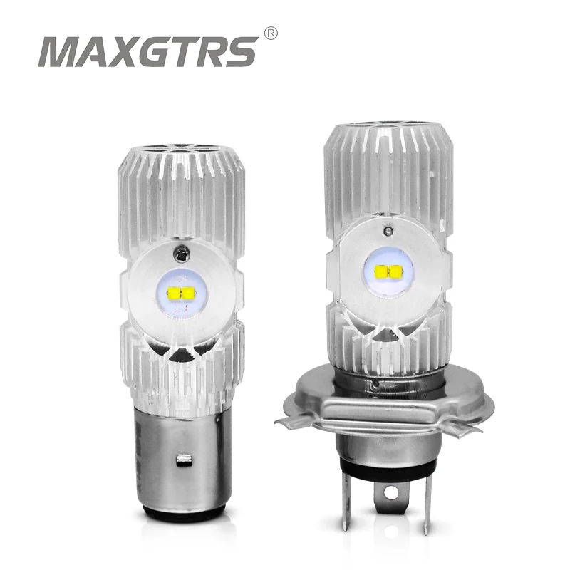 H4 HS1 BA20D светодиодный мотоциклетный лампочка фары DC 9V~ 85V 20W 1400LM 6500K мото светильник CREE чип аксессуар скутера мотоциклетная фара