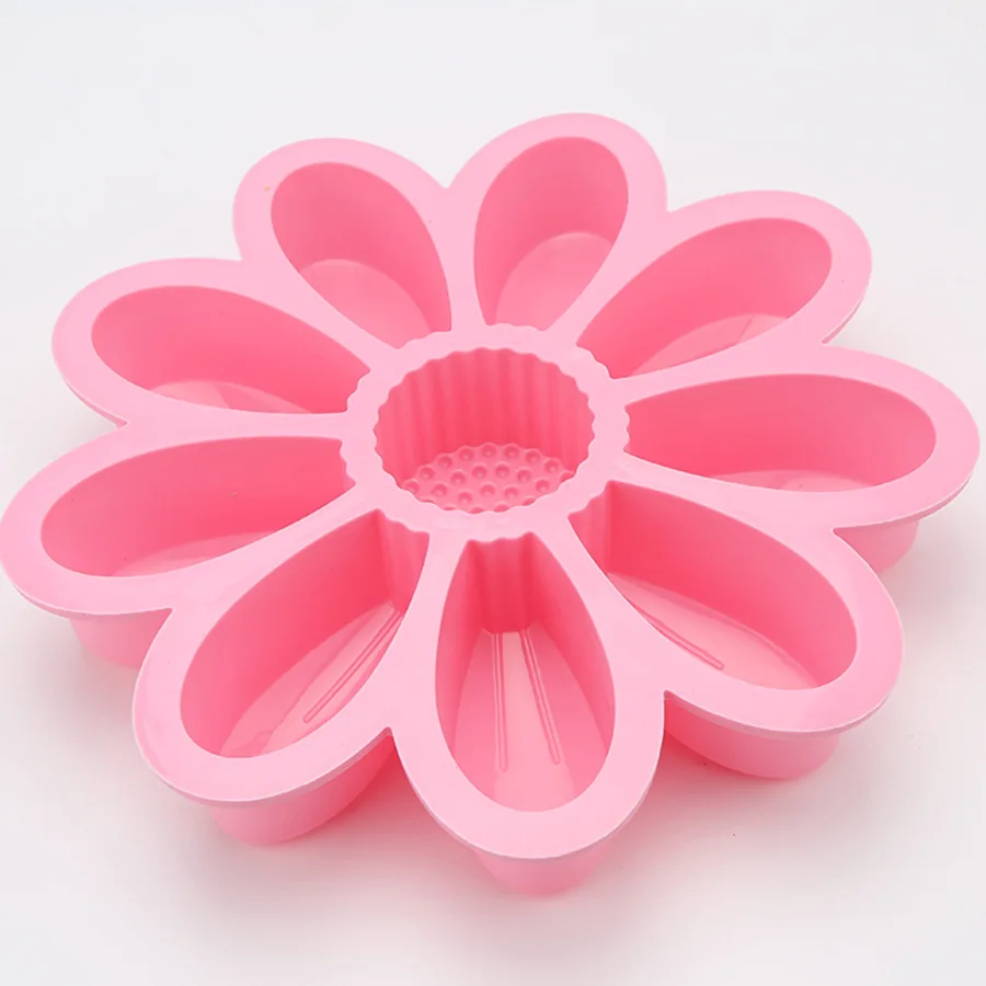 Пищевая силиконовая форма для торта в форме подсолнуха высокотемпературные