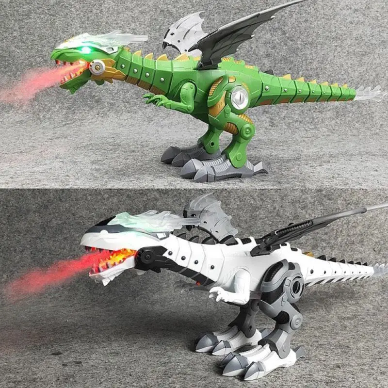 Электрический Детский костюм шагающего динозавра T-Rex рисунок детей