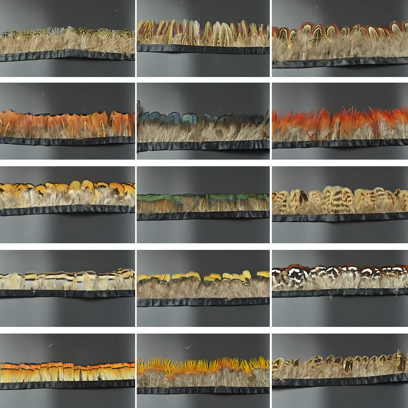 Аксессуары для платья сделай сам широкий 5 см кружевная юбка с перьями фазана