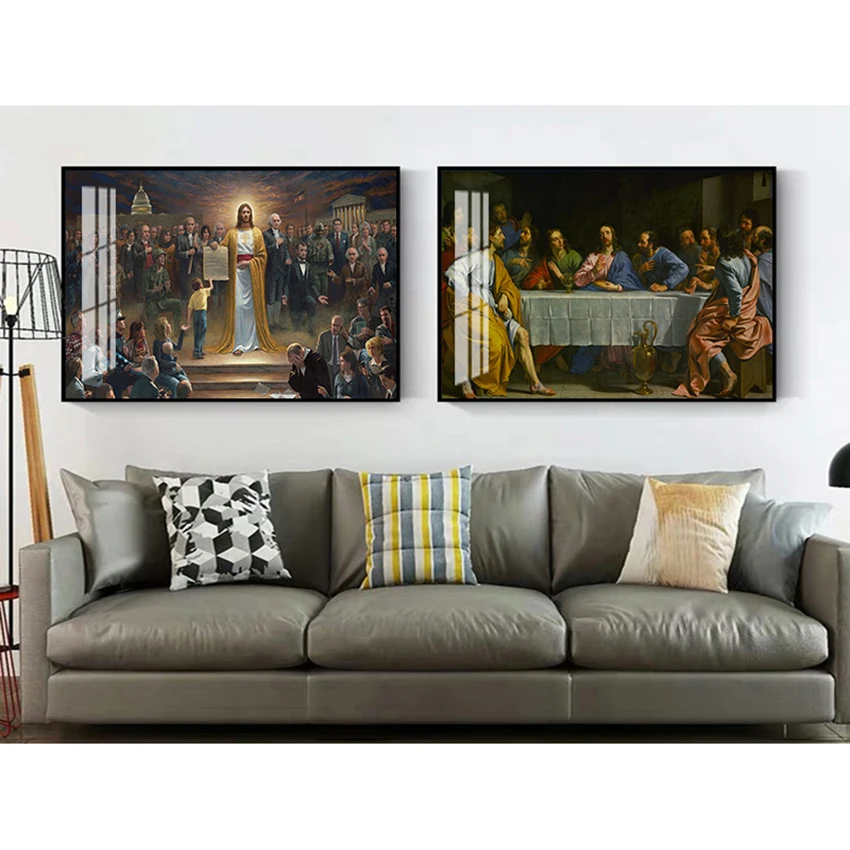 Картины для гостиной домашний декор картина без рамы Иисус Христа спасательные