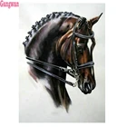 5d, вышивка крестиком, животное, алмазная живопись Лошадь, полная квадратная, 3d, круглая, Хрустальная мозаика, алмазная вышивка стразы, ремесло,