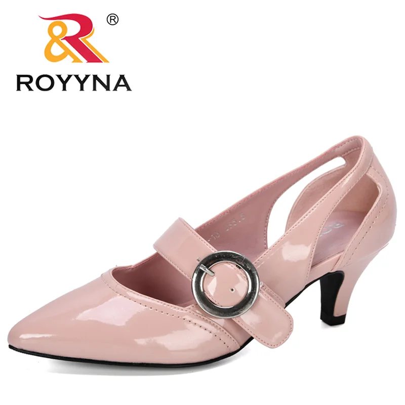 ROYYNA/Новинка 2019 года дизайнерские оксфорды Повседневная Классическая обувь