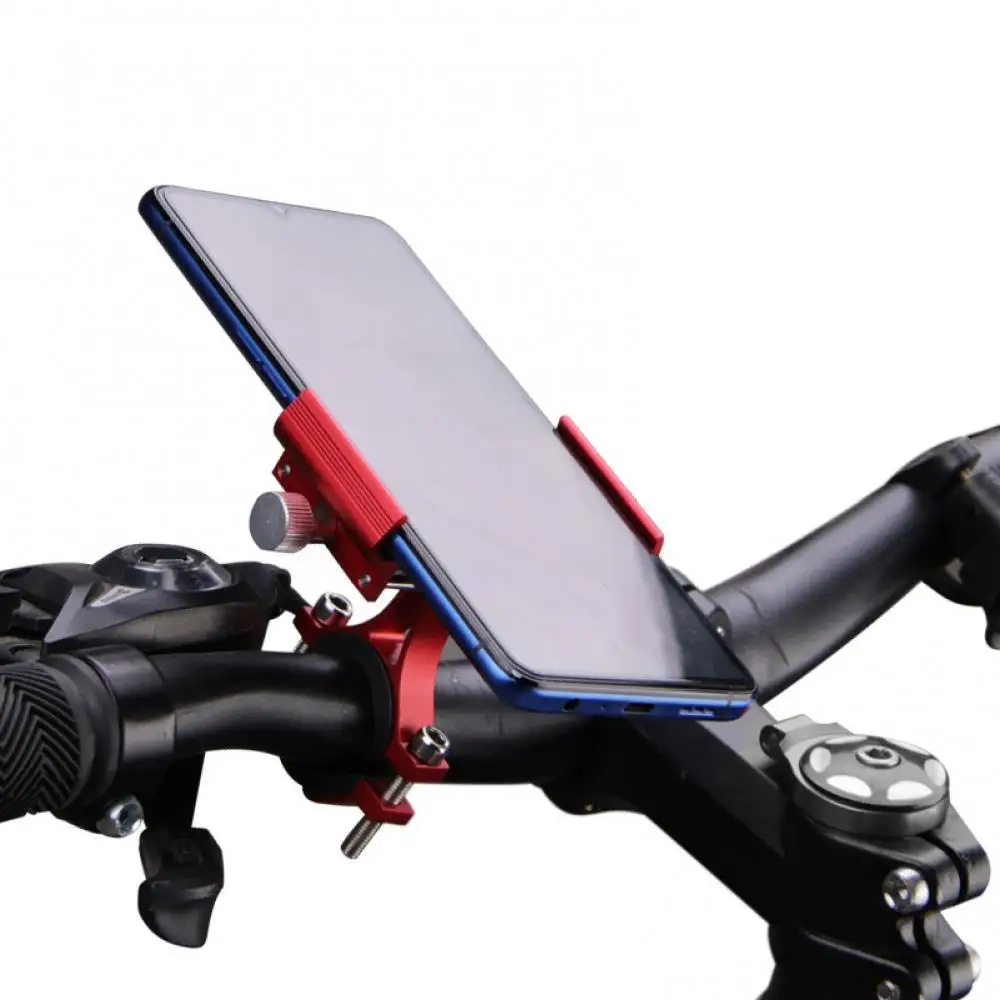 

Держатель для телефона из алюминиевого сплава с креплением на руль велосипеда или мотоцикла