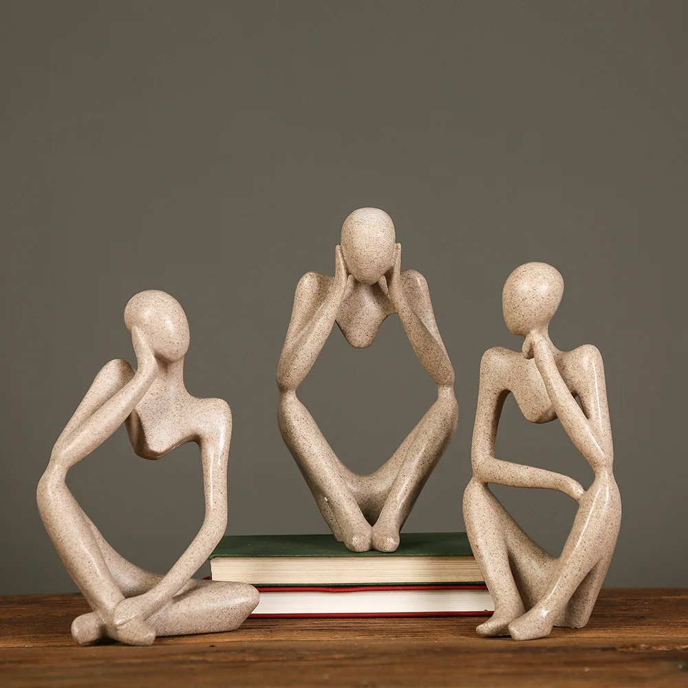 

Креативная Скандинавская Современная Минималистичная абстрактная художественная песчаная скульптура для дома гостиной искусственные маленькие украшения