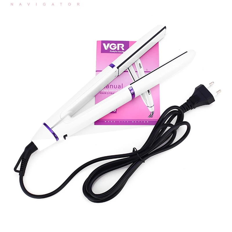

LCD Display Negative Ion Flat Iron Fast Straightening Hair Curler Curling Irons Professional Ceramic Anion Hair Straightener