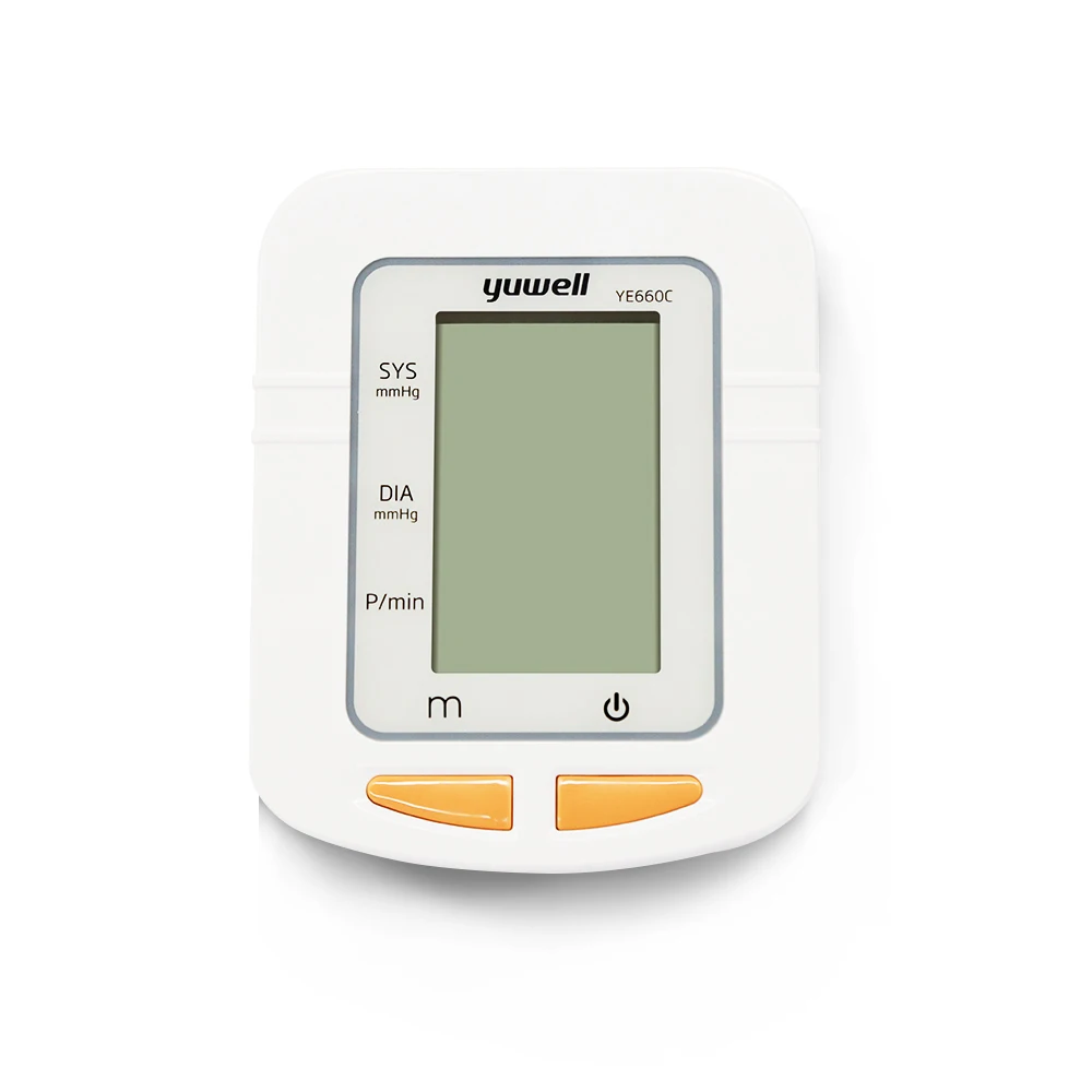 Yuwell YE660B/660C Монитор артериального давления на руку часы автоматический сфигмоманометр цифровой рука измеритель артериального давления большой экран