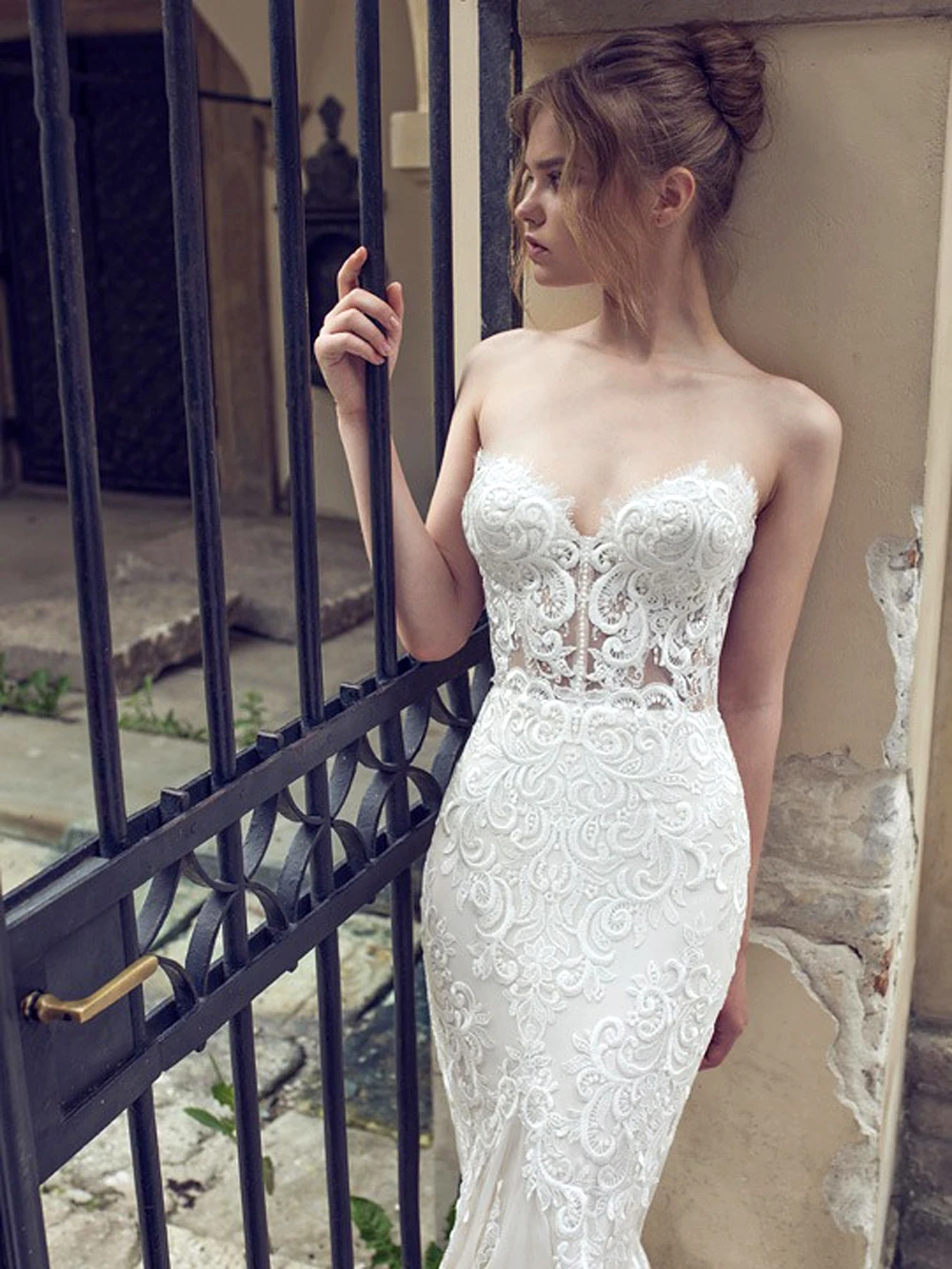 Vestido De Noiva Hot New Arrivals Long Lace Mermaid Wedding Dresses Sexy Gown Bride Robe Mariage | Свадьбы и торжества