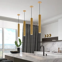 modern led pendant lights goldblack luxury hanging lamp restaurant deco suspension luminaires nordic bedroom fixtures