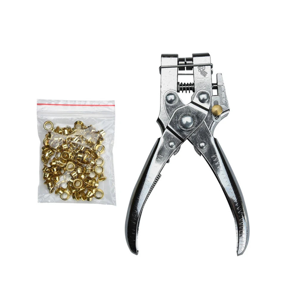 1pcs Alloy Rivets Eyelet Hole Punch Hand Pliers Belt Holes Plier Holing Tool with Easy Press Eyelets Grommets | Инструменты