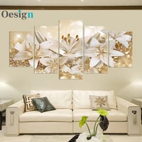 fashion beautiful flower canvas painting modern wall art poster bedroom living room decoration painting home decor wall pictures
