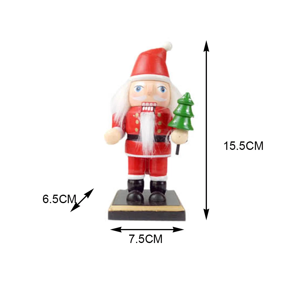 4 шт Щелкунчик Кукла рождественские мультфильмы красочные украшения для дома