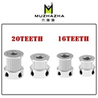 3D-принтер GT2, 5 шт.лот, 20 Зубцов, 16 Зубцов, 20 Зубцов, диаметр зубцов 5 мм8 мм, алюминиевый шкив, подходит для GT2-6mm