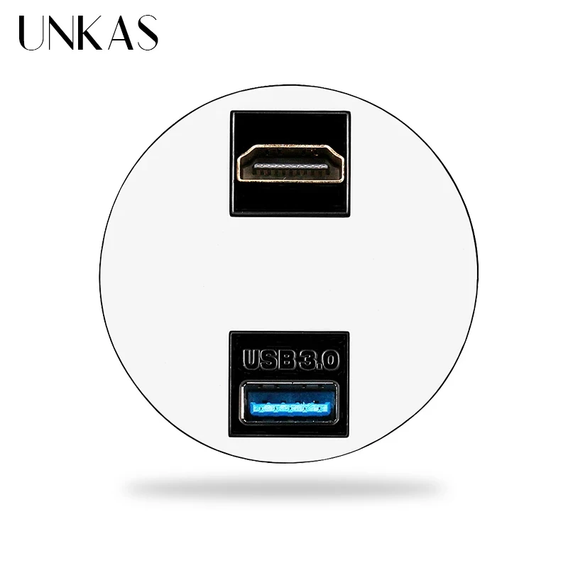 UNKAS A8 комбинация разъемов HDMI 2 0 USB 3 два USB-порта для зарядки светодиодная подсветка